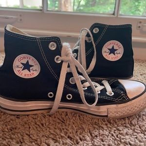 black high top converse